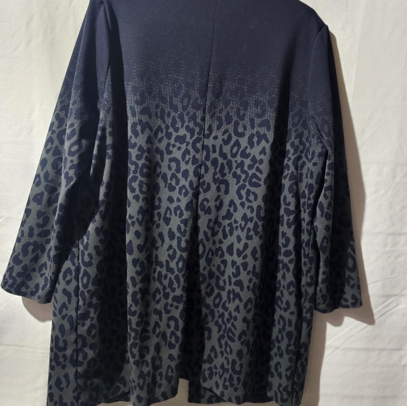 Tribal Black and Khaki Leopard Blazer - Picture 9 of 9